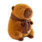 Txdrra Capybara Plush Toy,Cute Capybara Stuffed Animal,Soft Brown Capybara Plushie,Gifts For Boys And Girls (Scarf Capybara, 12
