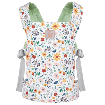 Gagaku Baby Doll Carrier, Toy Baby Carrier For Dolls, Baby Doll Carrier For Little Girls, Toddlers Kids Baby Doll Carrier With Adjustable Straps, Reborn Baby Doll Accessories - Green (Pinecones)