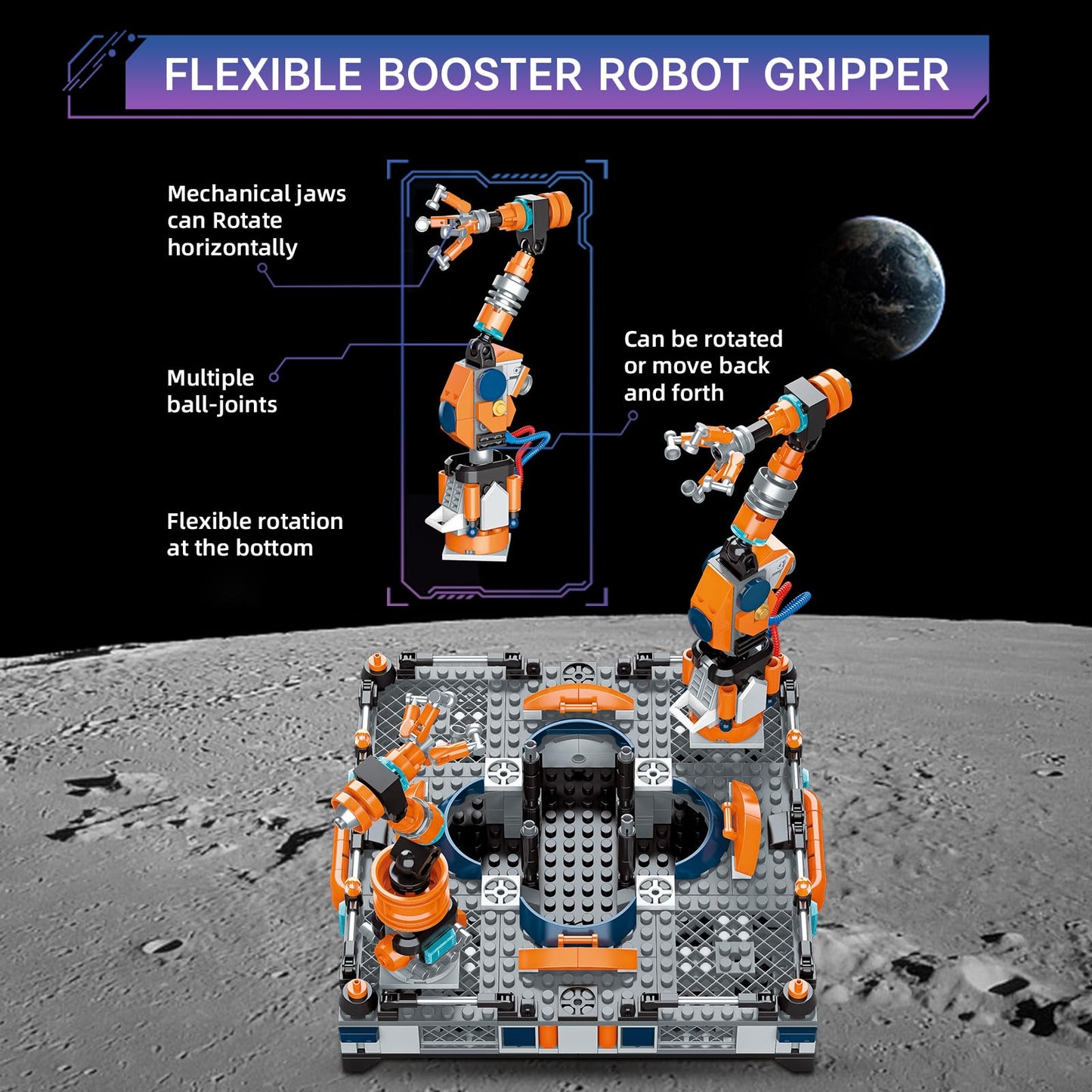 YESHIN Space Rocket Building Blocks Kits  DIY Creative Collectible Display Rocket Model Building Sets  Gift Toy for Kids Age 8+ /mature-themed Collections Enthusiasts (1571+Pieces)
