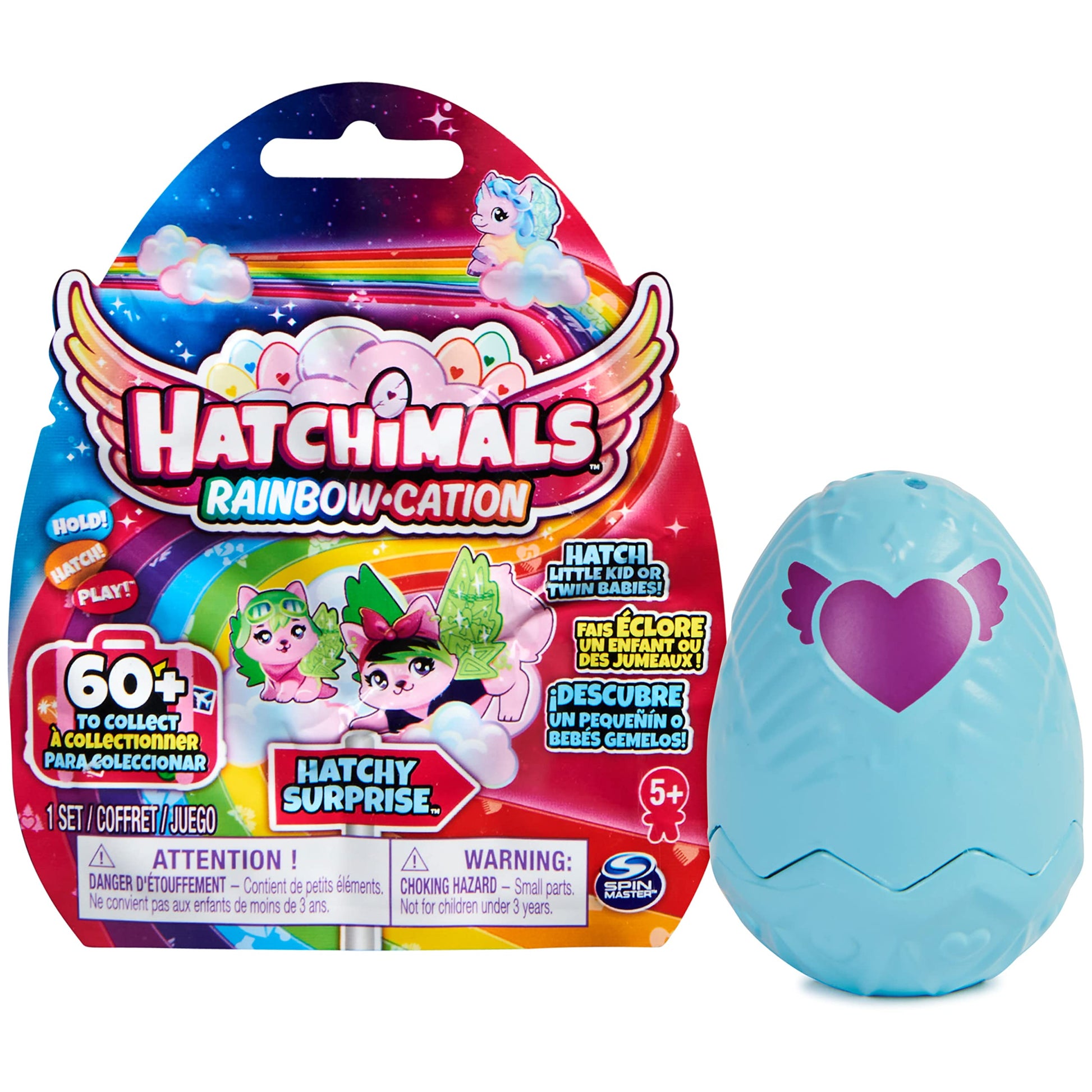 Hatchimals o CollEGGtibles Surprise Mystery Egg Toy for Girls - Collectible Rainbow-Cation Hatch 1 Little Kid or Twin Babies - Stocking Stuffer  Christmas  Birthday Gifts for Kids Age 5+