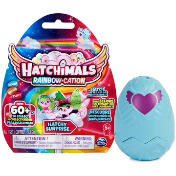 Hatchimals O Colleggtibles Surprise Mystery Egg Toy For Girls - Collectible Rainbow-Cation Hatch 1 Little Kid Or Twin Babies - Stocking Stuffer, Christmas, Birthday Gifts For Kids Age 5+