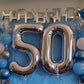 Paticool Silver Number 0 Balloon, 40 Inch Large Number Foil Mylar Balloons For Girl Boy Birthday Party Celebration Decorations S