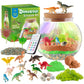 Dinosaur Gifts For Boys - Dinosaur Light-Up Terrarium Kit For Kids - Birthday Gift For Boys Ages 4 5 6 7 8-12 Year Old - Diy Din