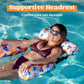 Sloosh Pool Floats Chairs mature-themed  2 Packs Inflatable Pool Lounge Chairs Blow up Hck Pool Noodles Floats for mature-themeds Flower Pattern Floating Water Chair for Pool Lake River(Tropical Flowers)