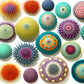 Cross & Glory - Colorful Sea Urchins - 1000 Piece Jigsaw Puzzle For Adults | Vibrant And Stunning Collage | Challenging And Relaxing | Unique And Beautiful Design