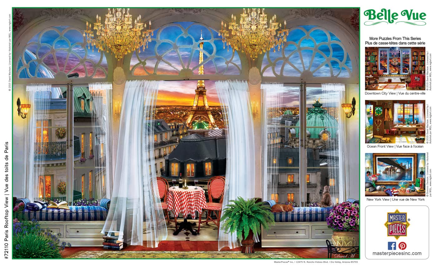Paris Rooftop View 1000 Pc