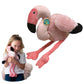 Ecobuddiez - Flamingo From Deluxebase. 13 Inch Flamingo Plush Toy. Eco Friendly Child Safe Flamingo Stuffed Animal Made From Recycled Plastic Bottles.