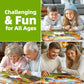 MINIWAN 500 Piece Fall Farm Shaped Puzzle - Autumn Harvest Scene, Challenging Jigsaw for Adults & Family, 21 x 15 Inch