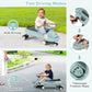 Honey Joy Wiggle Car, Swing Car With Under-Seat Storage & Hauling Rope, Led Pu Wheels, No Batteries, Music, Gears Or Pedals, Use