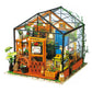 Robotime Cathys Flower House DIY Miniature Dollhouse Kit