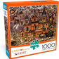 Buffalo Games - Charles Wysocki - Trick or Treat Hotel - 1000 Piece Jigsaw Puzzle For mature-themeds -Challenging Puzzle Perfect for Game Nights - Finished Size is 26.75 x 19.75