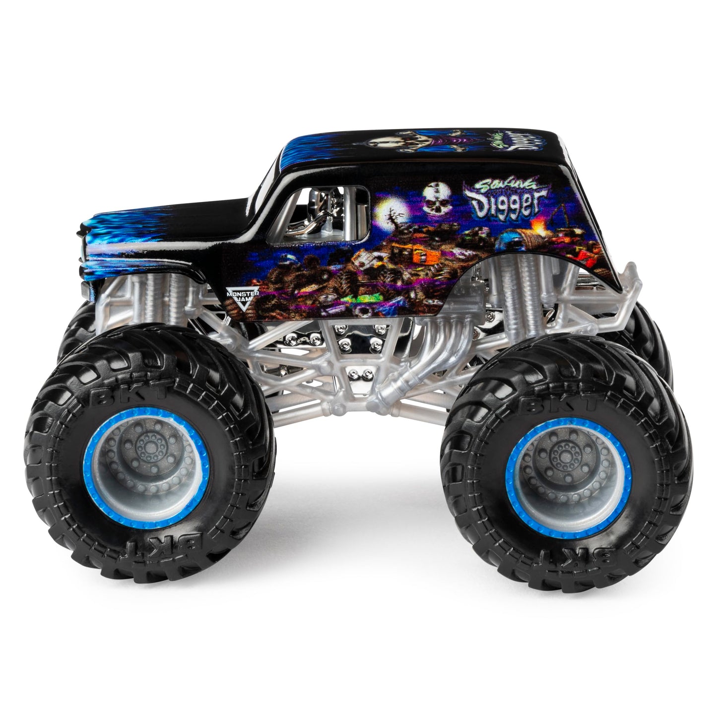 Monster Jam Grave Digger vs Son-Uva Digger Monster Truck Duo Pack - 1:64 Scale Die-Cast, Authentic Collectible, Multicolor