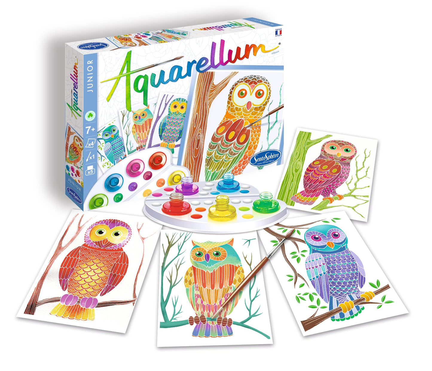 Sentosphre Aquarellum Junior - Owls