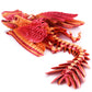 Guwewu Feathered Wyvern Dragon, 3D Printed Dragon, Articulated Dragon, Fidget Dragon, 3D Printed Toys, Desktop Pet (Infernostrid