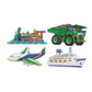 Melissa & Doug Going Places Vehicles Floor Puzzles (4 Puzzles, 12 Pcs Each)