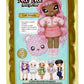 Na! Na! Na! Surprise Glam Series Cali Grizzly Fashion Doll And Metallic Bear Purse, Pink Hair, Cute Fuzzy Hat Outfit & Accessories, 2-In-1 Kids Gift, Toy For Girls And Boys Ages 5 6 7 8+ Years