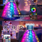 Uporpor Rgb Led Light Up Princess Dress, Interactive Girls Princess Costume Halloween Dress Up Clothes, Syncs With Music, App Re