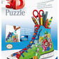 Ravensburger Super Mario Brothers Shoe 3D Jigsaw Puzzles For Kids & Adults Age 8 Years Up - 108 Pieces - No Glue Required