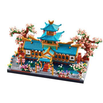 Exquisite Suzhou Garden Micro Building Blocks - 2350 Pc Set |Replicates Chinese Architecture | Challenging Diy Toy For Adults |