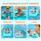 3Months To 48Months 3Rd Swim Mode Standing Stroke Baby Stroller Canopy Mambobaby Non Inflatable Baby Float Swim Trainer Solid Infant Pool Float Swim Ring