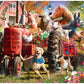 Buffalo Games - Larry Jones - Fun Times At The Farm - 1000 Piece Jigsaw Puzzle For Adults -Challenging Puzzle Perfect For Game Nights - Finished Size Is 26.75 X 19.75