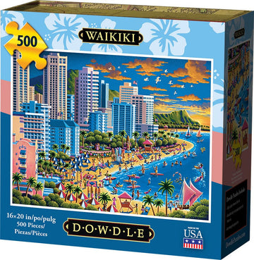 Dowdle Jigsaw Puzzle - Waikiki - 500 Piece
