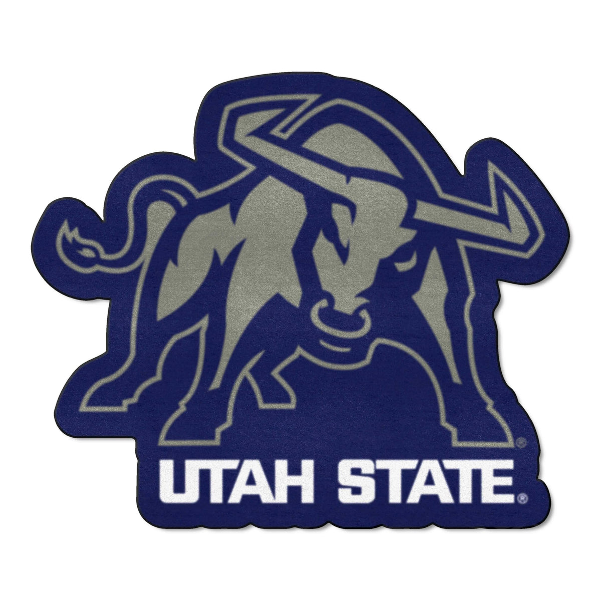 FANMATS NCAA Utah State Aggies Universitymascot Mat, Team Color, One Size
