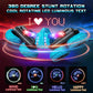 Remote Control Car, 2.4Ghz RC Stunt Cars with Double Sided 360-degree Flips Rotating Car Toy, Rechargeable LED Light Up Letters