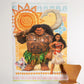 amscan Disney Moana Paper Party Scene Setter - 59 x 65 | Multi-color | Pack of 4