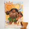 amscan Disney Moana Paper Party Scene Setter - 59 x 65 | Multi-color | Pack of 4
