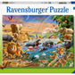 Ravensburger Savannah Jungle Waterhole Puzzle - 100 Unique Pieces | Kid-Friendly, Educational Toy | Enhances Concentration And Creativity | Fsc-Certified, Sustainability Assured