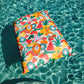 Big Joe Lagoon Lounger No Inflation Needed Pool Float, Fruit Salad Doubled-Sided Mesh, Quick Draining Fabric, 5 Feet Giant