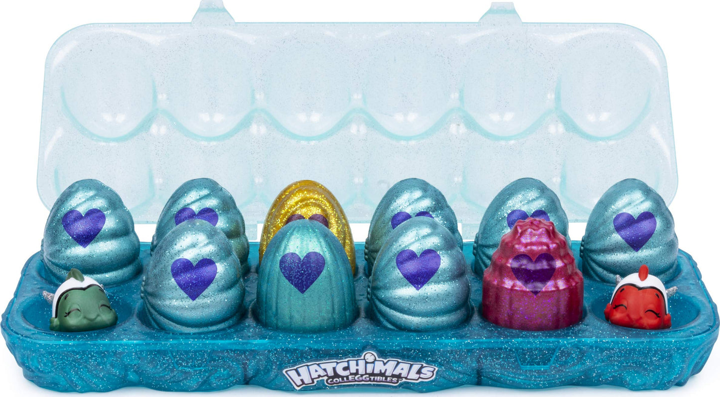 Hatchimals CollEGGtibles Mermal Magic 12-Pack Egg Carton, Season 5, Plastic Toys for Kids Aged 5+