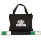We Games Bulk Tournament Chess Set Pack With Plastic Pieces And Green Vinyl Chess Boards - 12 Sets