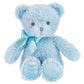 Bearington Blue Teddy Bear Plush - 12" Stuffed Animal - Satin Material - Model 193608