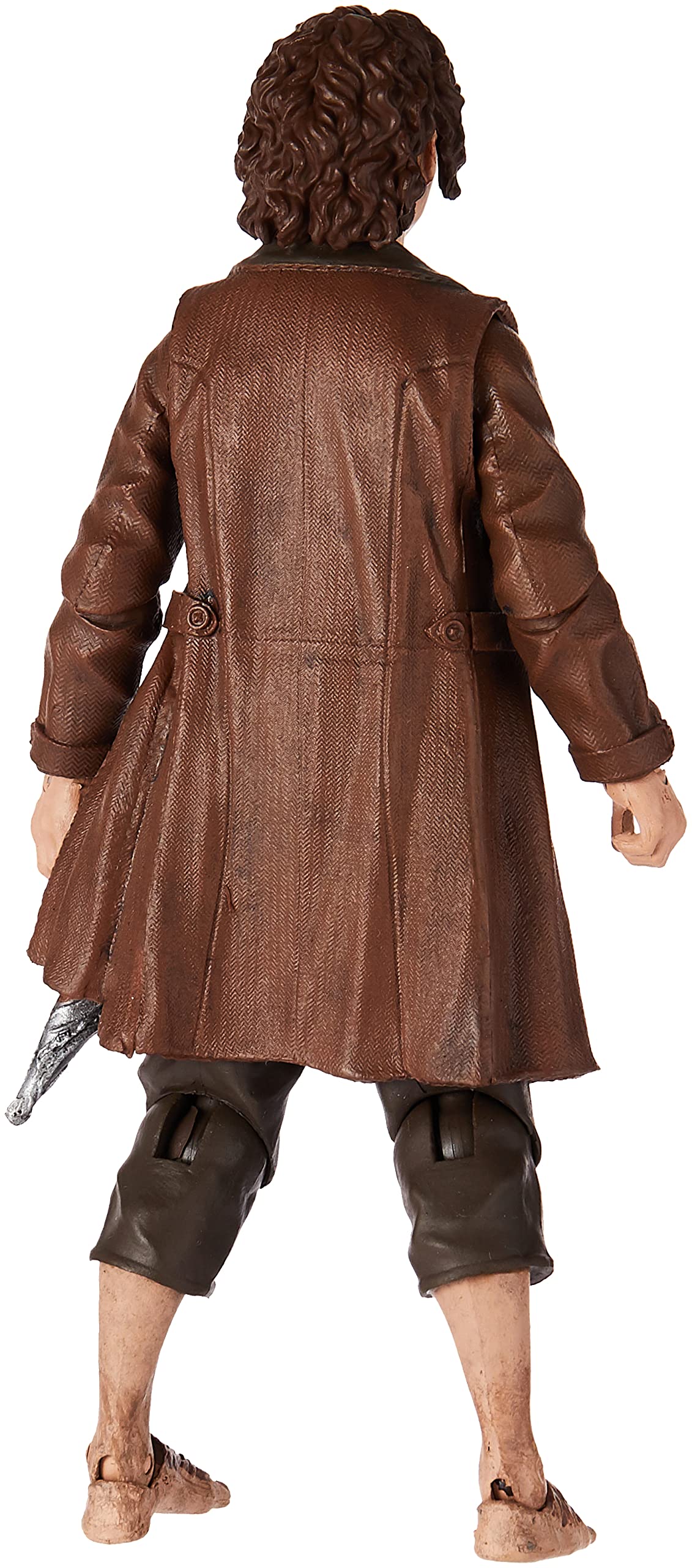 Diamond Select Toys Frodo 4-Inch Action Figure, Brown, Plastic, Model AUG209134, 16 Points of Articulation, The Lord of The Rings Series 2