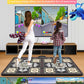 Haphom Tik-Tok Dance Mat Game For Tv, Christmas Colors Wireless Plug And Play Wrinkle-Free & Non-Slip Electronic Dance Mats, Exercise Dance Pad With Camera For Kids And Adults, Boys & Girls Gifts Toy