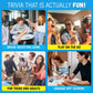The World Game Super Trivia Board Game - 1200 Questions - Fun for Teens & Adults - Model ST-2411-EN3 - Perfect for Parties