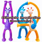12 Pcs Telescopic Suction Cup Giraffe Toy-Sucker Pop Tube Fidget Sensory Toys Party Favors For Kids Toddler Age 3 4 5 6 7 8 9,Bi