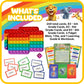 The Fidget Game Vocabulary Words, Flash Card Game, Grade 4-6, Ages 9-12, Develop Communication And Reading Comprehension Skills, Fidget Mats, Learning Guide & Pdf Workbook Included