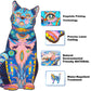 Wooden Puzzles for mature-themeds  Wooden Cat Jigsaw Puzzles with Animal Shaped Pieces  Unique Wood Cats Puzzle mature-themed  Ideal for Cat Lover (16.5?9.3 inches) 300 pcs - L