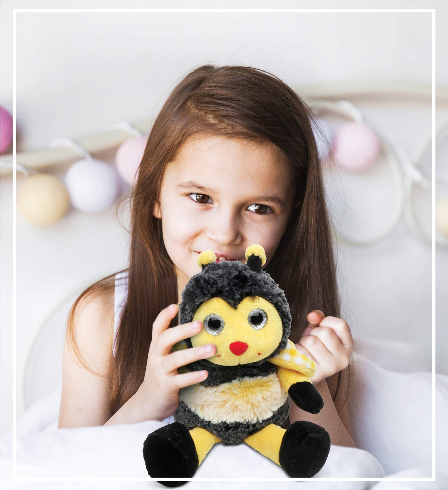 DolliBu Sitting Bee - Super Soft Realistic Stuffed Animal  Cute Insect Plush Toy for Boys and Girls  Adorable Gift for Baby  Kids  and mature-themeds - 7 Inches