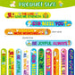 Frienda 60 Pcs Easter Religious Gifts Religious Slap Bracelets With Badges Christian Gifts For Kids Jesus Love You Wristbands Bracelets For Vbs Sunday School Supplies Birthday Party Favors(God)