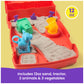 Kinetic Sand, Sandy Farm Set with 12oz Play Sand, 6 Tools & Molds, Reusable Barn Storage Case, Toddler Toys, Kids Toys for Girls