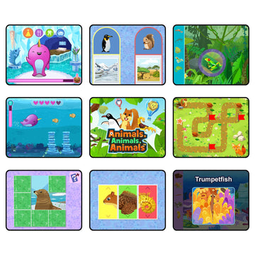Leapfrog Rockit Twist Dual Game Pack: Penelope Penguin: Pet Detective And Animals, Animals, Animals