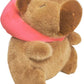 Gjlzfwbx Capybara Plush Toy, 8 Inch Capybara Stuffed Animal Christmas Birthday Valentine'S Day Gifts For Kids Girl Friends(Straw