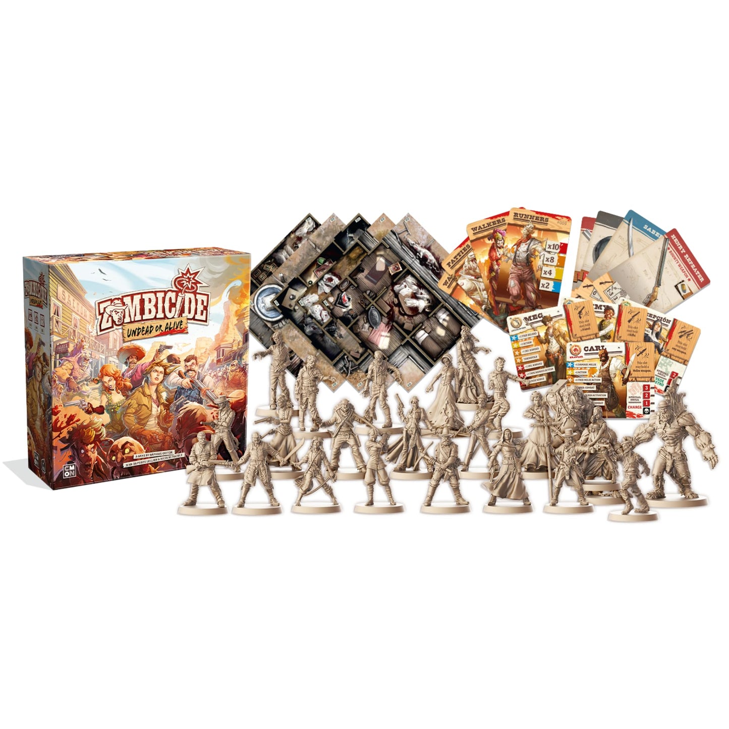 CMON Zombicide: Undead or Alive Board Game | Strategy Game for 1-6 Players | Ages 14+ | 12x10x12 inches | Multicolor
