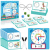 Perpetily Clock For Kids Learning To Tell Time Analog Magnetic Teaching Clock For Kids 4-8 Classroom Homeschool Supplies Learnin
