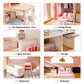 Robud Wooden Dollhouse, 6 Rooms Wooden Doll House With 29Pcs Furniture Set, Working Elevator, Garage, Swimming Pool, Ideal Gift