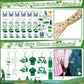 Erweicet Golf Party Favor 72 PCS Golf Theme Slap Bracelet DIY Stickers Temopory Tattoos Keychains Plastic Straws Gift Bags for G